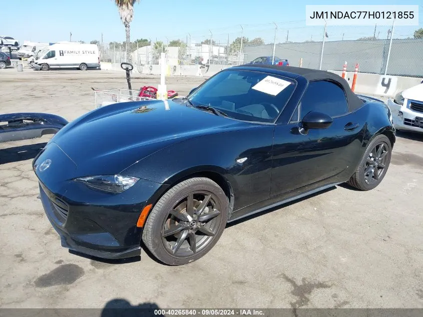 JM1NDAC77H0121855 2017 Mazda Mx-5 Miata Club