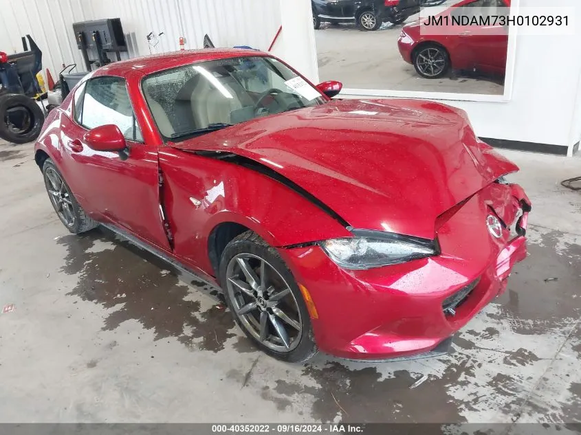 2017 Mazda Mx-5 Miata Rf Grand Touring VIN: JM1NDAM73H0102931 Lot: 40352022