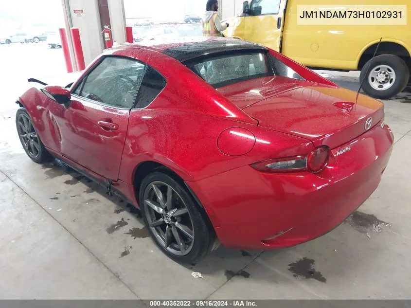 2017 Mazda Mx-5 Miata Rf Grand Touring VIN: JM1NDAM73H0102931 Lot: 40352022