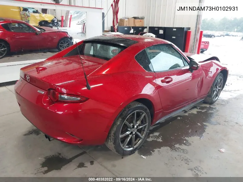 2017 Mazda Mx-5 Miata Rf Grand Touring VIN: JM1NDAM73H0102931 Lot: 40352022