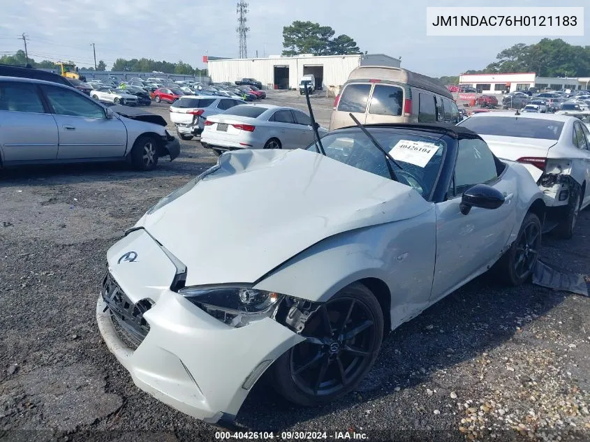 2017 Mazda Mx-5 Miata Club VIN: JM1NDAC76H0121183 Lot: 40426104