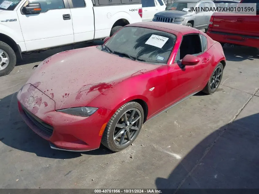 2017 Mazda Mx-5 Miata Rf Grand Touring VIN: JM1NDAM7XH0101596 Lot: 40751956