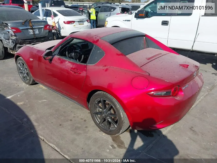 2017 Mazda Mx-5 Miata Rf Grand Touring VIN: JM1NDAM7XH0101596 Lot: 40751956