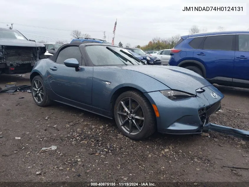 2017 Mazda Mx-5 Miata Grand Touring VIN: JM1NDAD74H0124131 Lot: 40875155