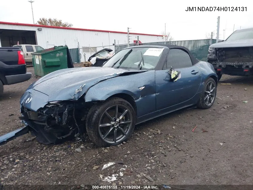 2017 Mazda Mx-5 Miata Grand Touring VIN: JM1NDAD74H0124131 Lot: 40875155