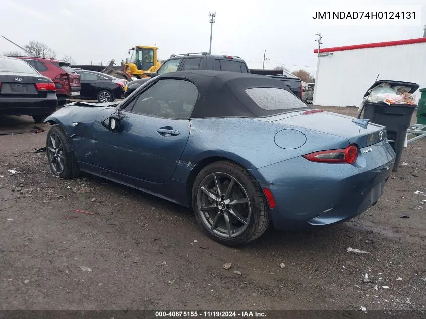 2017 Mazda Mx-5 Miata Grand Touring VIN: JM1NDAD74H0124131 Lot: 40875155