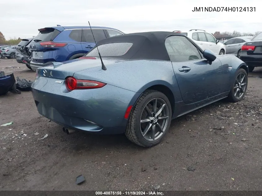 2017 Mazda Mx-5 Miata Grand Touring VIN: JM1NDAD74H0124131 Lot: 40875155