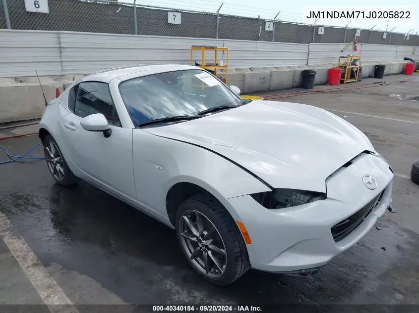 2018 Mazda Mx-5 Miata Rf Grand Touring VIN: JM1NDAM71J0205822 Lot: 40340184