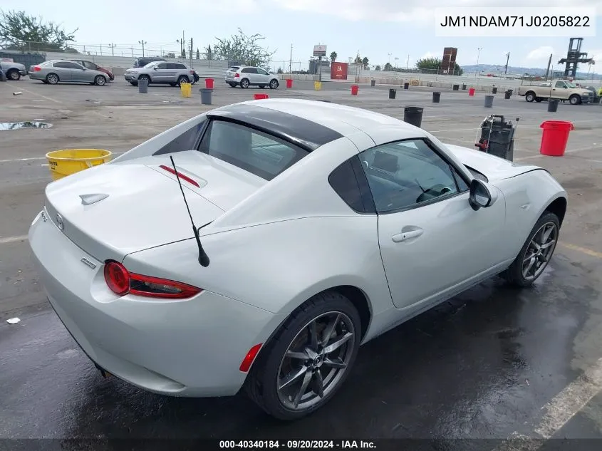 2018 Mazda Mx-5 Miata Rf Grand Touring VIN: JM1NDAM71J0205822 Lot: 40340184