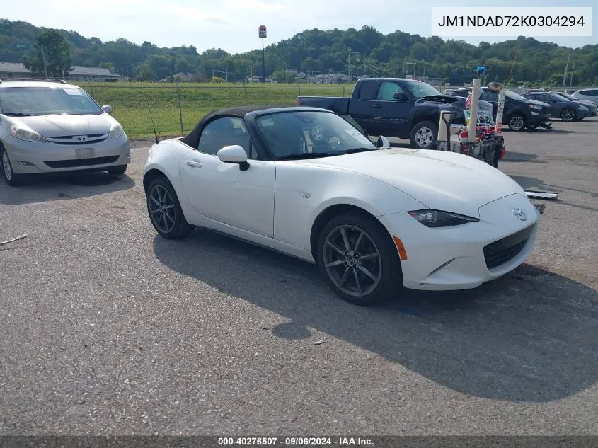 2019 Mazda Mx-5 Miata Grand Touring VIN: JM1NDAD72K0304294 Lot: 40276507