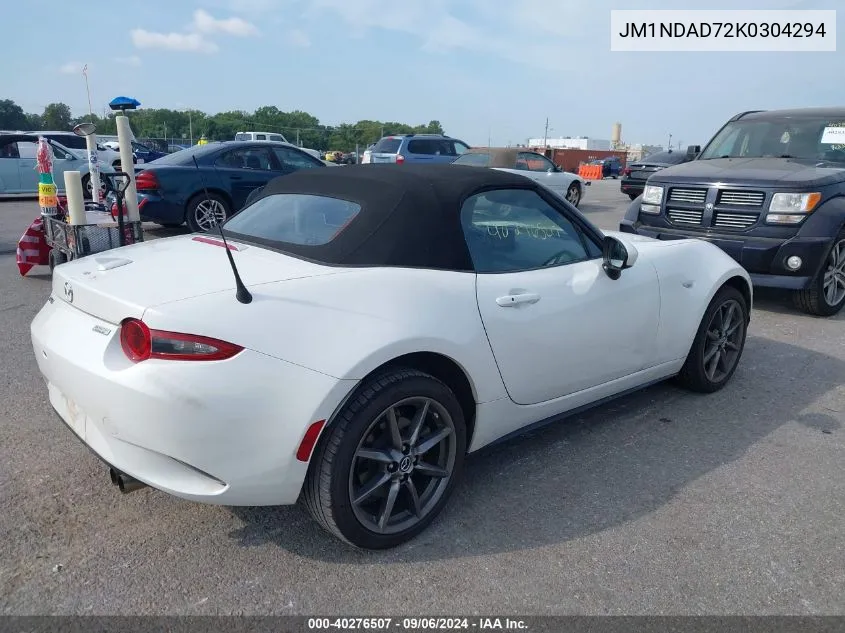 2019 Mazda Mx-5 Miata Grand Touring VIN: JM1NDAD72K0304294 Lot: 40276507