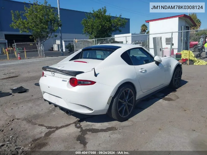 2019 Mazda Mx-5 Miata Grand Touring VIN: JM1NDAM78K0308124 Lot: 40417058