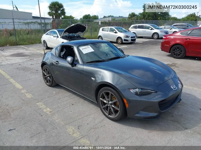 2019 Mazda Mx-5 Miata Rf Grand Touring VIN: JM1NDAM72K0300245 Lot: 40488791