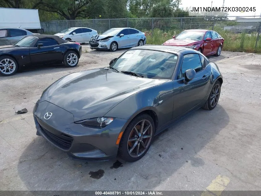 2019 Mazda Mx-5 Miata Rf Grand Touring VIN: JM1NDAM72K0300245 Lot: 40488791