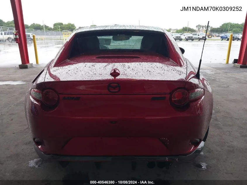 2019 Mazda Mx-5 Miata Rf Grand Touring VIN: JM1NDAM70K0309252 Lot: 40546380