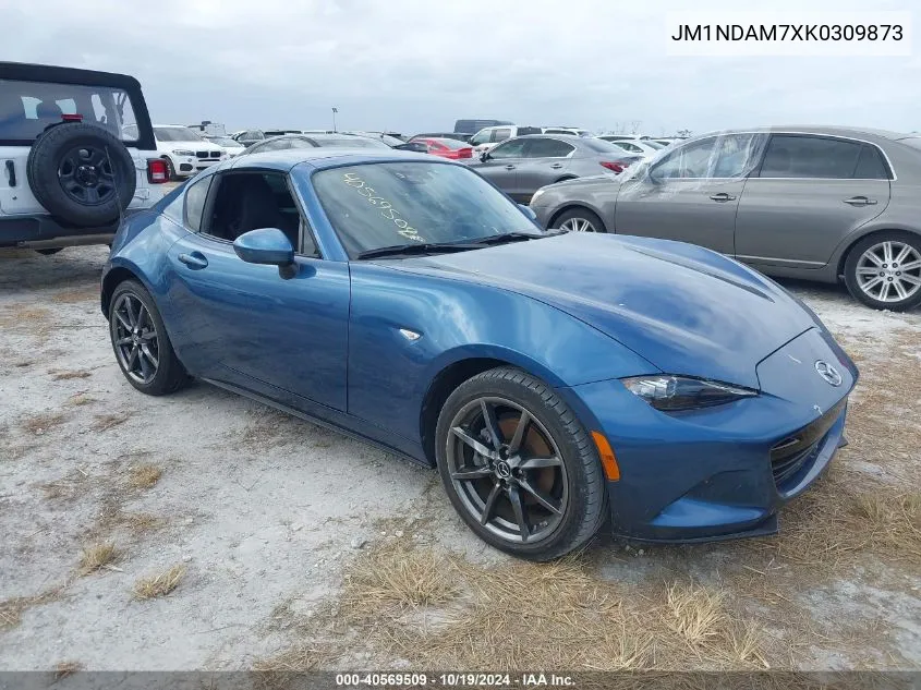 2019 Mazda Mx-5 Miata Rf Grand Touring VIN: JM1NDAM7XK0309873 Lot: 40569509