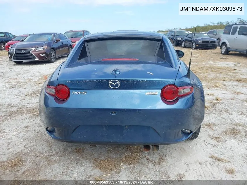 2019 Mazda Mx-5 Miata Rf Grand Touring VIN: JM1NDAM7XK0309873 Lot: 40569509