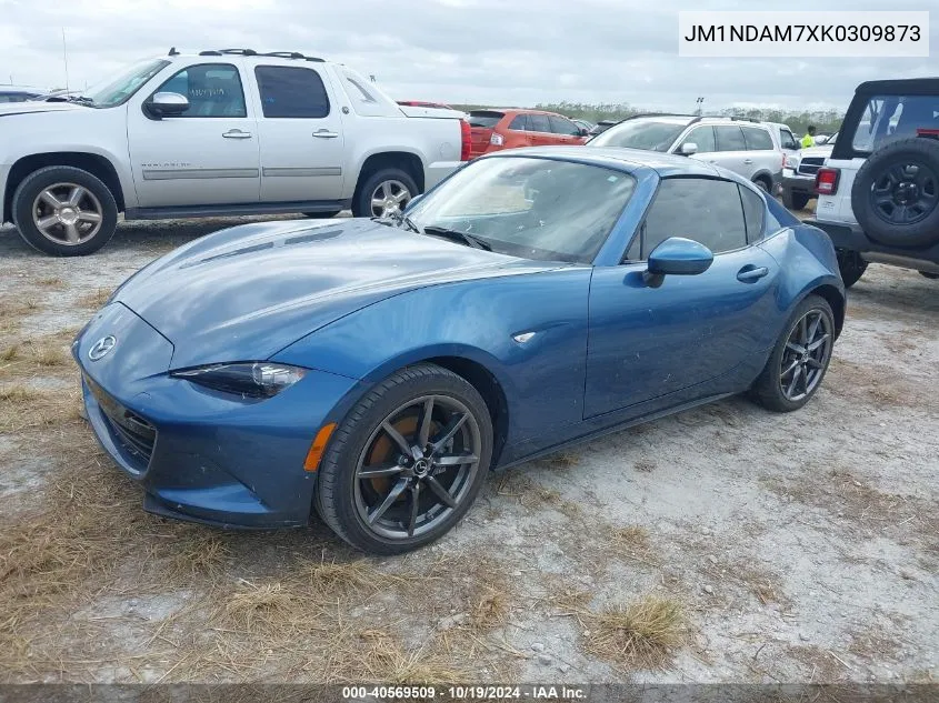 2019 Mazda Mx-5 Miata Rf Grand Touring VIN: JM1NDAM7XK0309873 Lot: 40569509