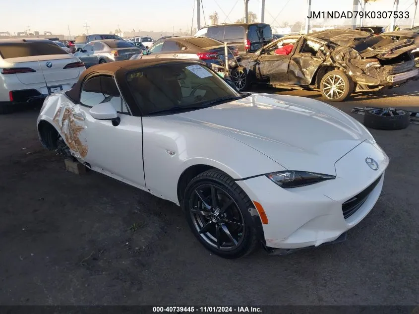 2019 Mazda Mx-5 Miata Grand Touring VIN: JM1NDAD79K0307533 Lot: 40739445