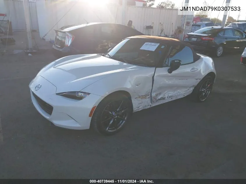 2019 Mazda Mx-5 Miata Grand Touring VIN: JM1NDAD79K0307533 Lot: 40739445