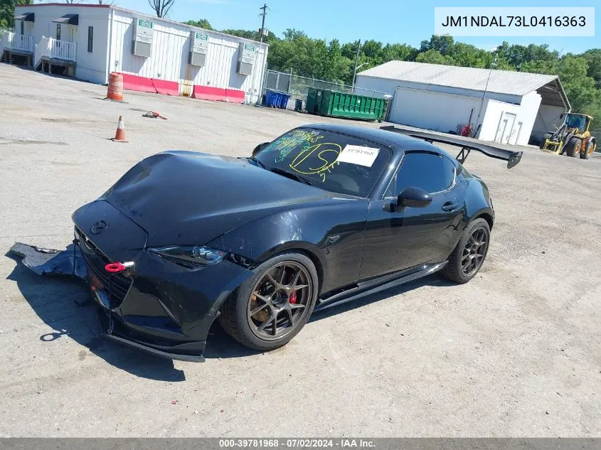 2020 Mazda Mx-5 Miata Rf Club VIN: JM1NDAL73L0416363 Lot: 39781968