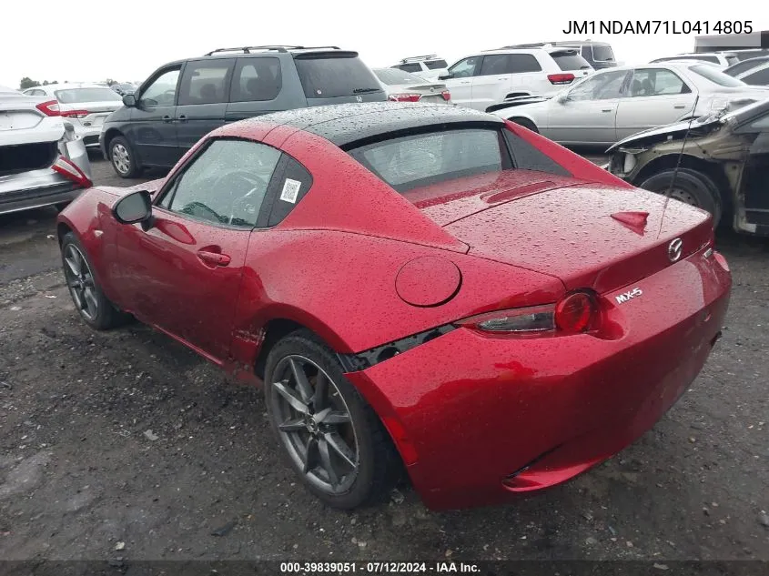 2020 Mazda Mx-5 Miata Rf Grand Touring VIN: JM1NDAM71L0414805 Lot: 39839051