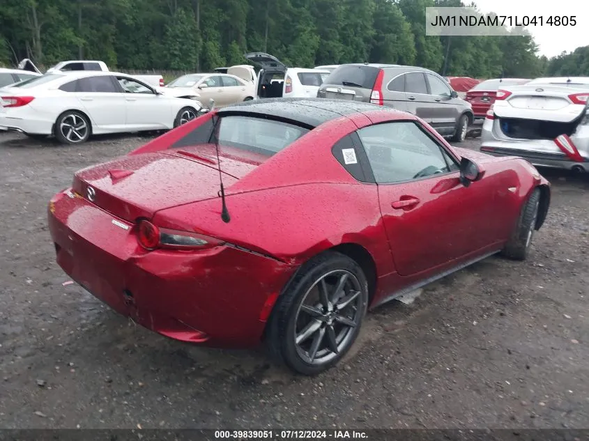 2020 Mazda Mx-5 Miata Rf Grand Touring VIN: JM1NDAM71L0414805 Lot: 39839051