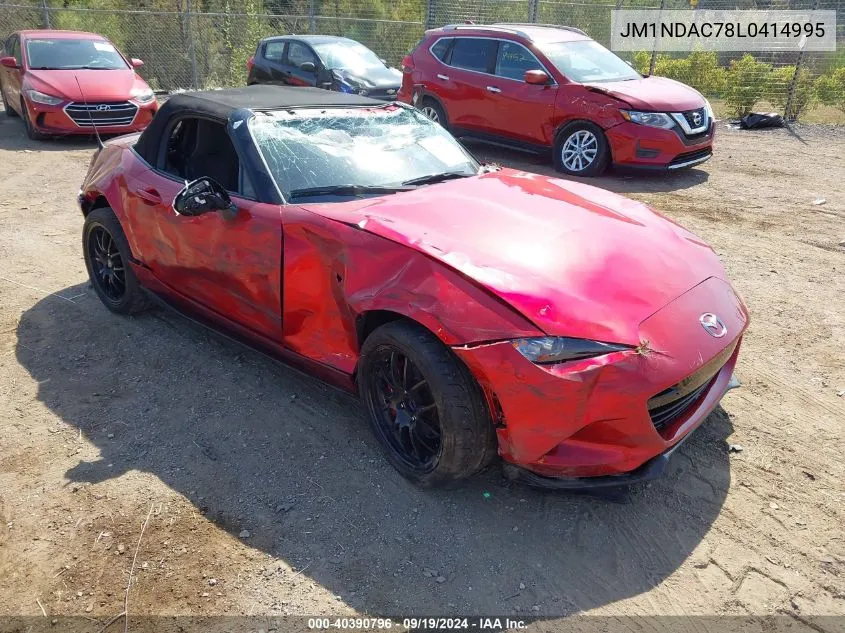 2020 Mazda Mx-5 Miata Club VIN: JM1NDAC78L0414995 Lot: 40390796