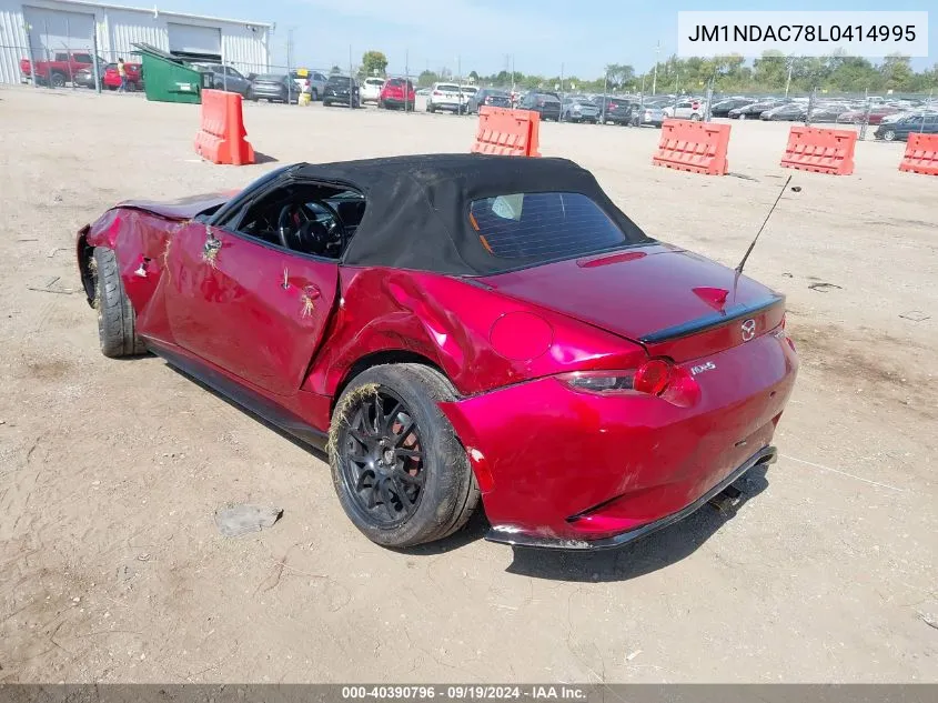 2020 Mazda Mx-5 Miata Club VIN: JM1NDAC78L0414995 Lot: 40390796