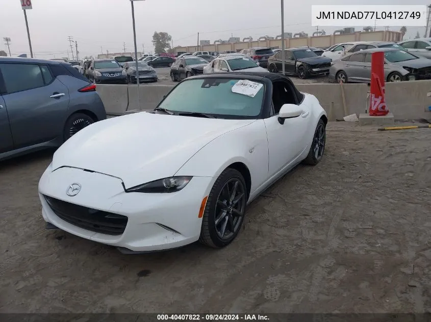 2020 Mazda Mx-5 Miata Grand Touring VIN: JM1NDAD77L0412749 Lot: 40407822