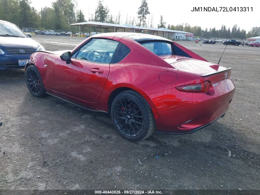 2020 Mazda Mx-5 Miata Rf Club VIN: JM1NDAL72L0413311 Lot: 40443026