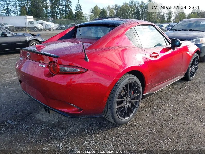 2020 Mazda Mx-5 Miata Rf Club VIN: JM1NDAL72L0413311 Lot: 40443026