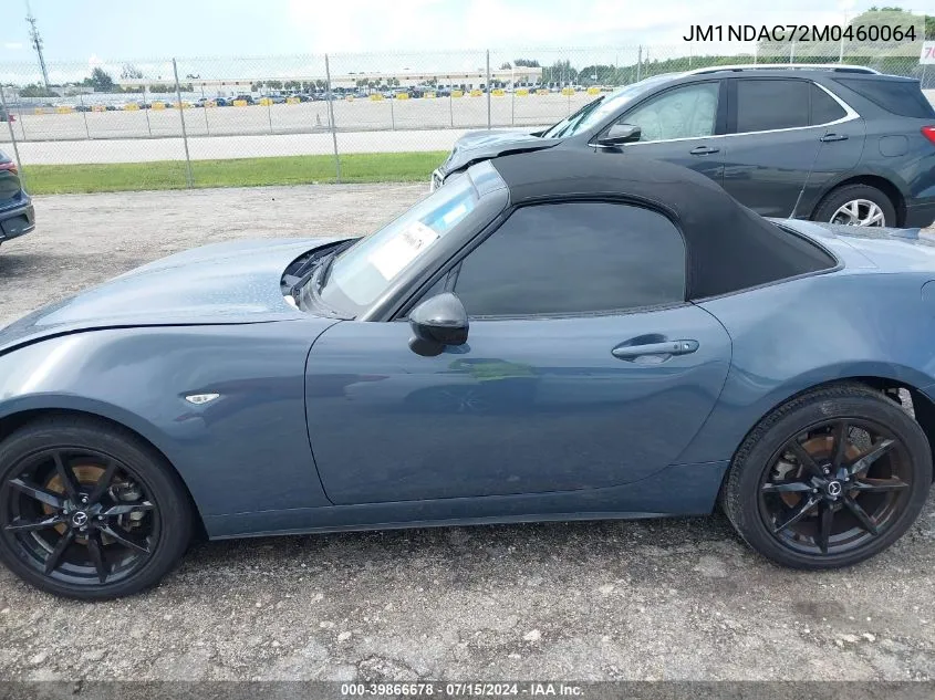 2021 Mazda Mx-5 Miata Club VIN: JM1NDAC72M0460064 Lot: 39866678