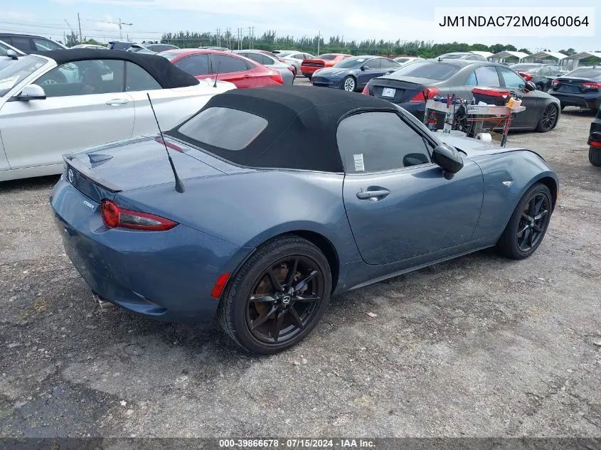 2021 Mazda Mx-5 Miata Club VIN: JM1NDAC72M0460064 Lot: 39866678