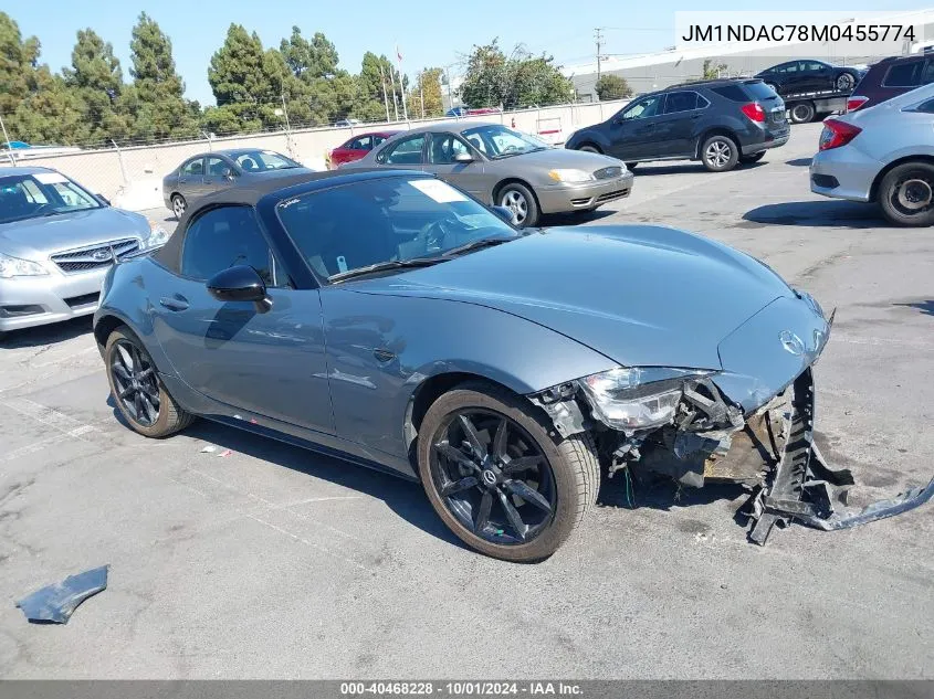 2021 Mazda Mx-5 Miata Club VIN: JM1NDAC78M0455774 Lot: 40468228