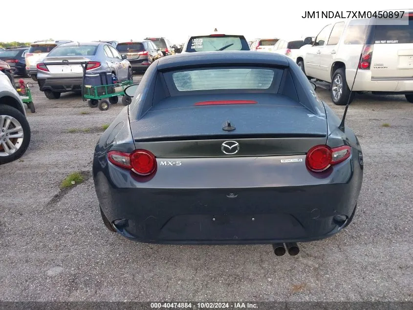 2021 Mazda Mx-5 Miata Club VIN: JM1NDAL7XM0450897 Lot: 40474884