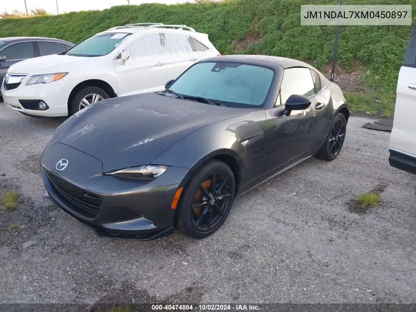 2021 Mazda Mx-5 Miata Club VIN: JM1NDAL7XM0450897 Lot: 40474884