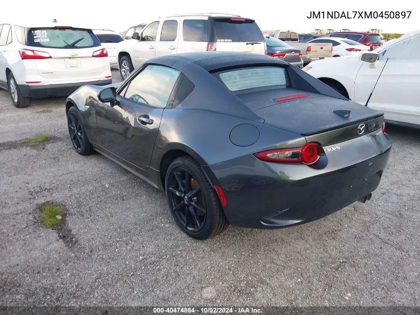 2021 Mazda Mx-5 Miata Club VIN: JM1NDAL7XM0450897 Lot: 40474884