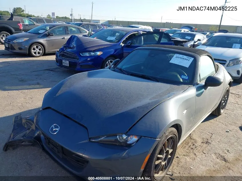 2021 Mazda Mx-5 Miata Club VIN: JM1NDAC74M0452225 Lot: 40508801