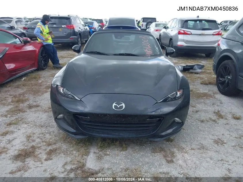 2021 Mazda Mx-5 Miata Sport VIN: JM1NDAB7XM0450836 Lot: 40512008