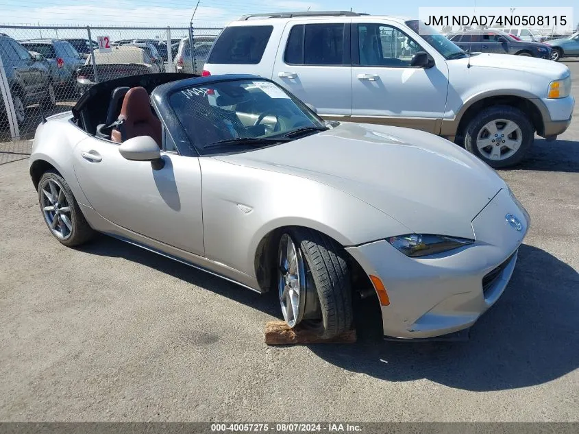 2022 Mazda Mx-5 Miata Grand Touring VIN: JM1NDAD74N0508115 Lot: 40057275