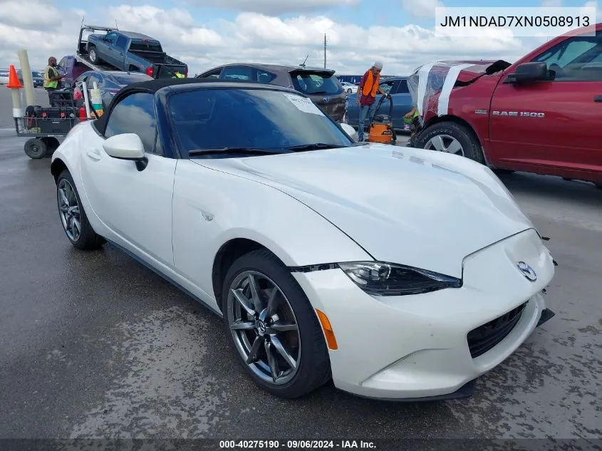 2022 Mazda Mx-5 Miata Grand Touring VIN: JM1NDAD7XN0508913 Lot: 40275190