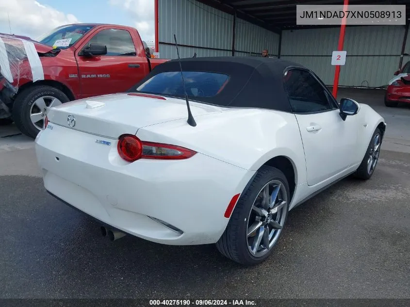 2022 Mazda Mx-5 Miata Grand Touring VIN: JM1NDAD7XN0508913 Lot: 40275190