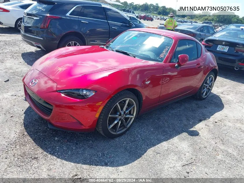 2022 Mazda Mx-5 Miata Rf Grand Touring VIN: JM1NDAM73N0507635 Lot: 40464762