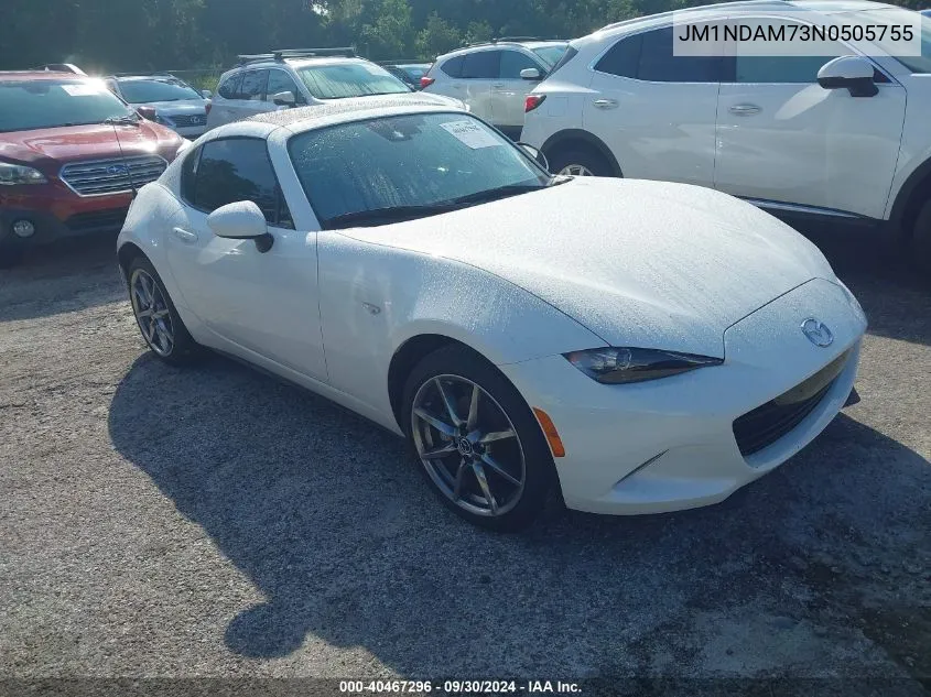 2022 Mazda Mx-5 Miata Rf Grand Touring VIN: JM1NDAM73N0505755 Lot: 40467296