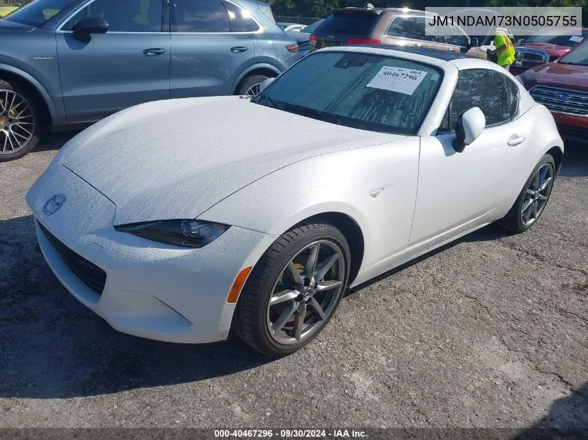 2022 Mazda Mx-5 Miata Rf Grand Touring VIN: JM1NDAM73N0505755 Lot: 40467296