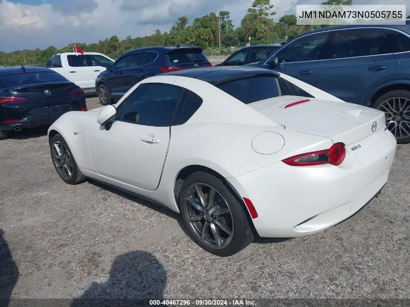 2022 Mazda Mx-5 Miata Rf Grand Touring VIN: JM1NDAM73N0505755 Lot: 40467296