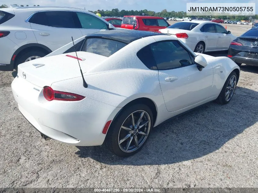 2022 Mazda Mx-5 Miata Rf Grand Touring VIN: JM1NDAM73N0505755 Lot: 40467296