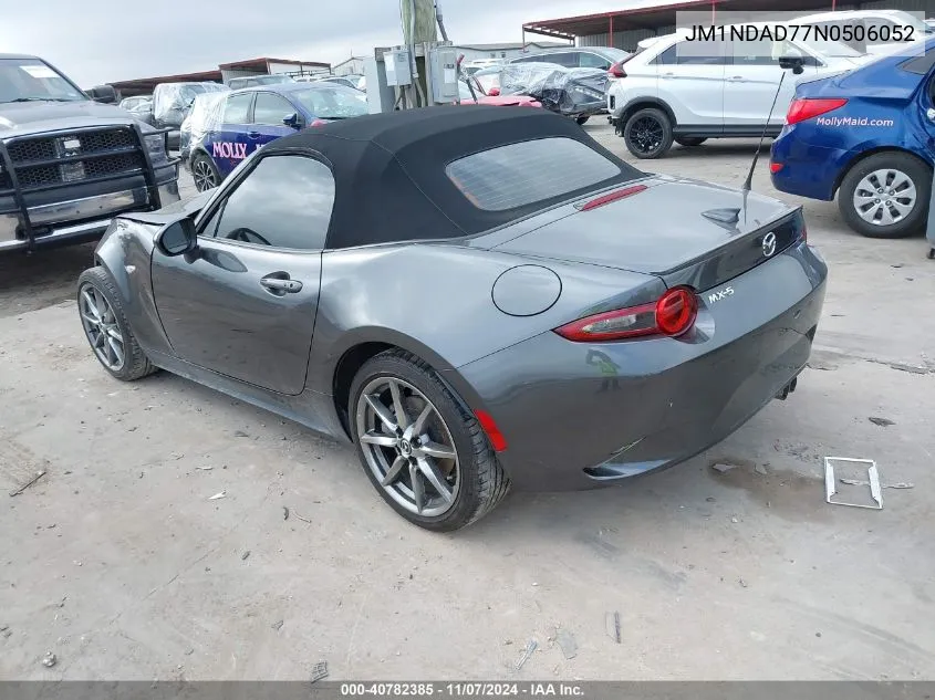 2022 Mazda Mx-5 Miata Grand Touring VIN: JM1NDAD77N0506052 Lot: 40782385