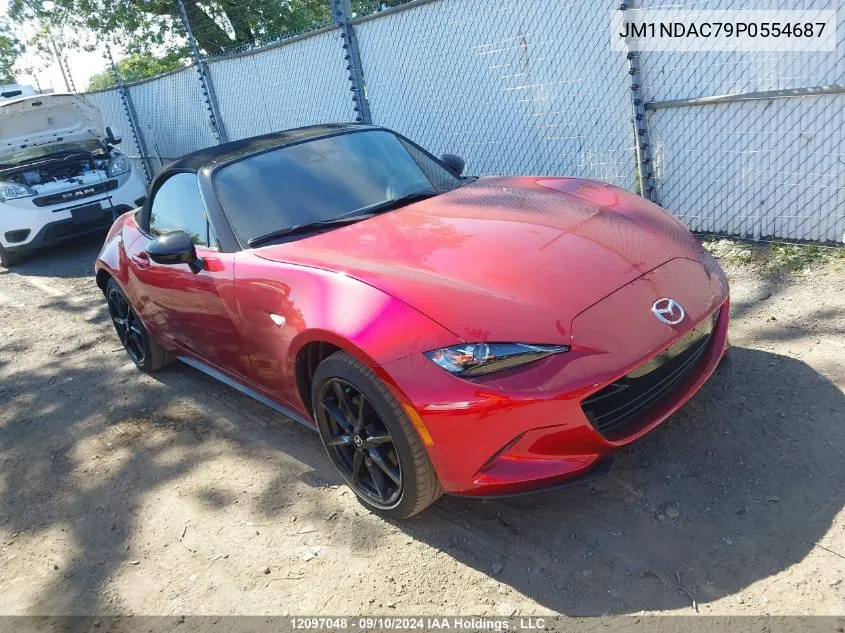 2023 Mazda Mx-5 Gs/Gs-P VIN: JM1NDAC79P0554687 Lot: 12097048